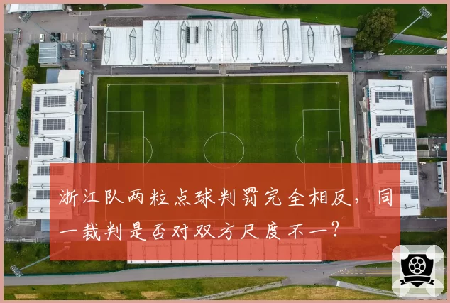 浙江队两粒点球判罚完全相反，同一裁判是否对双方尺度不一？